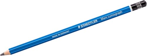 Staedtler 10B Mars Lumograph Zeichenstift, sechseckig, bruchsicher, Premiumqualität von STAEDTLER