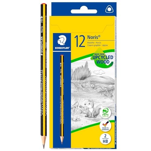 STAEDTLER 183 Noris Bleistifte-Set, 12 Bleistifte, HB von Staedtler