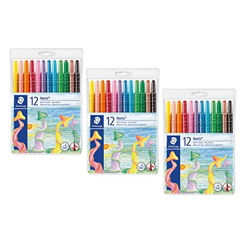 Staedtler 221 NWP12 - Noris Club Wachs-Twister, Wachs-Malstifte, (12 brillante Farben) (3) von STAEDTLER
