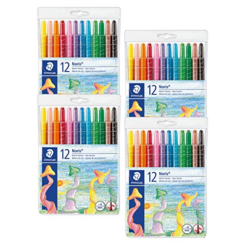 Staedtler 221 NWP12 - Noris Club Wachs-Twister, Wachs-Malstifte, (12 brillante Farben) (4) von STAEDTLER