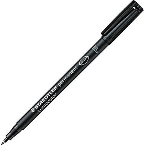 Staedtler 318-9 - Lumocolor OHP Pen Perm Fine 0.6mm Black 318 - (PK10) von Staedtler