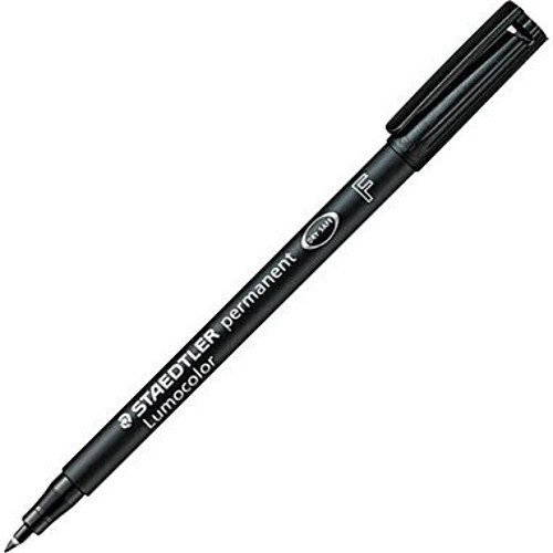 Staedtler 318-9 - Lumocolor OHP Pen Perm Fine 0.6mm Black 318 - (PK10) von STAEDTLER