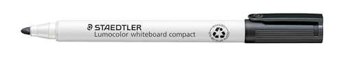 STAEDTLER 341-9 Lumocolor compact Whiteboard-Marker 10 Stück schwarz von STAEDTLER