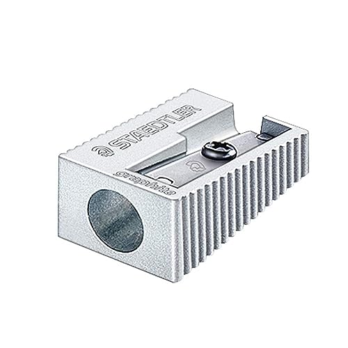 Staedtler 510 10 – Anspitzer (Manual Pencil Sharpener, Metallic, Metall) von Staedtler