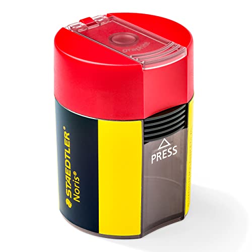 STAEDTLER 511 004 Noris Spitzdose, Rund, Anspitzer, rot, Round Design , 1er Pack STAEDTLER 511 004 Noris Spitzdose, Rund, Anspitzer, rot, Round Design , 1er Pack von Staedtler