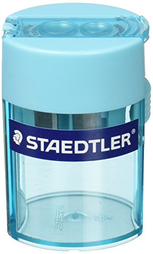 Staedtler 512 006 – 37 – Spitzdose aus Kunststoff,blau ,10 Stück von Staedtler