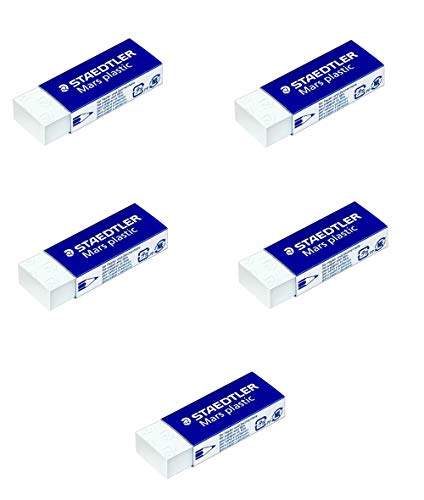 Staedtler 526 B20 Radierer rasoplast phtalat und latexfrei, 65 x 13 x 23 mm, Schachtel, weiß von Staedtler