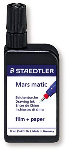 STAEDTLER 745 M2-9 Mars matic Zeichentusche 2-Medien-Tusche, 22ml, schwarz von Staedtler