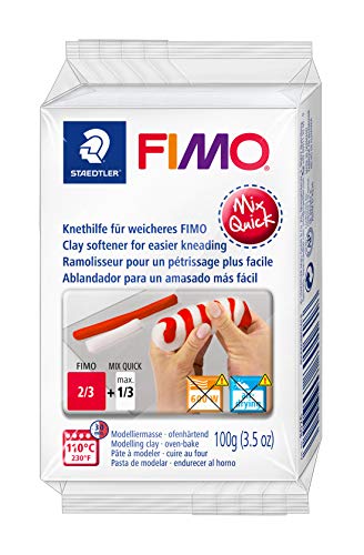 STAEDTLER 8026 Fimo Modelliermasse (Mix Quick, Knethilfe) von Staedtler