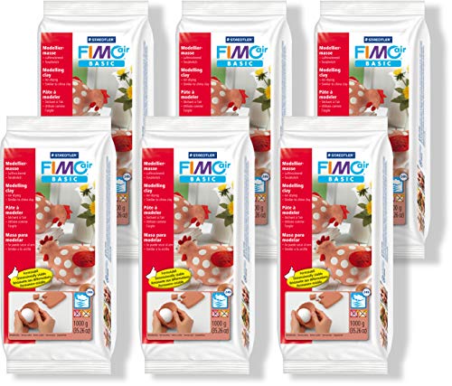 Staedtler 8101-76 Modelliermasse Fimo air Basic, 1000 g, Terrakotta Staedtler 8101-76 Modelliermasse Fimo air Basic, 1000 g, Terrakotta von Staedtler