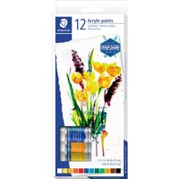Staedtler Acrylfarben-Set, 12 Tuben Staedtler Acrylfarben-Set, 12 Tuben von Staedtler