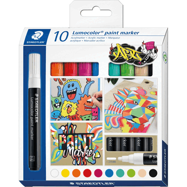 Staedtler Acrylmarker Lumocolor 10 Stück von Staedtler