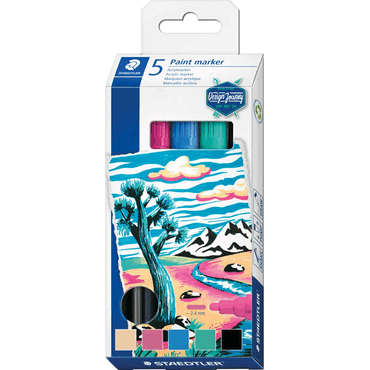 Staedtler Acrylmarker Lumocolor 5 Stück Staedtler Acrylmarker Lumocolor 5 Stück von Staedtler