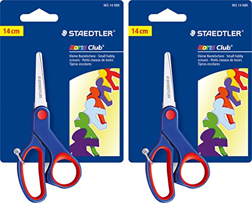 Staedtler Bastelschere Noris Club (Doppelpack 14cm) von Staedtler