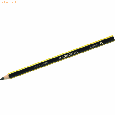 Staedtler Bleistift Triplus gelb/schwarz lackiert von Staedtler