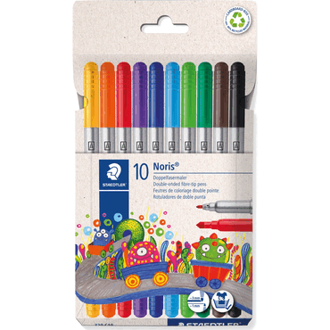 Staedtler Doppelfasermaler Noris sortiert 10 Stück von Staedtler