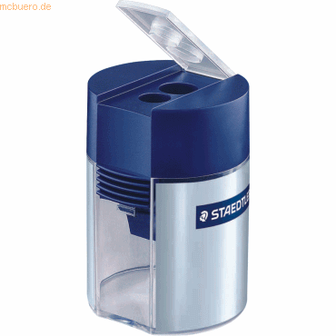 Staedtler Dosenspitzer doppelt blau/silber Staedtler Dosenspitzer doppelt blau/silber von Staedtler