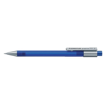 Staedtler Druckbleistift graphite 777 - 0,5 mm B blau transparent von Staedtler
