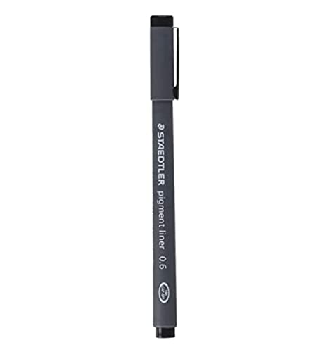 Staedtler Feinschreiber pigment liner, schwarz, 0.6 mm, 308 06-9 von Staedtler