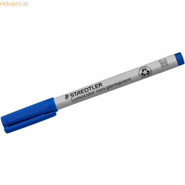 Staedtler Folienschreiber Lumocolor M nonpermanent blau von Staedtler