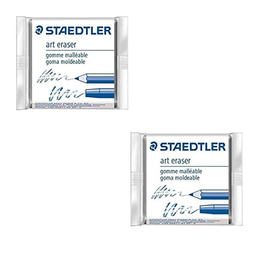 Staedtler Karat Artist's Art Knetbare Knetmasse Radiergummis, 2 Stück von STAEDTLER