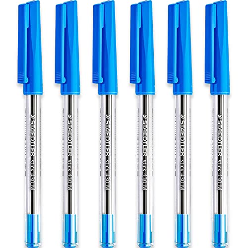 Staedtler Kugelschreiber, 0,5 mm, 430 m, glatt, blaue Tinte, 6 St ck von Staedtler