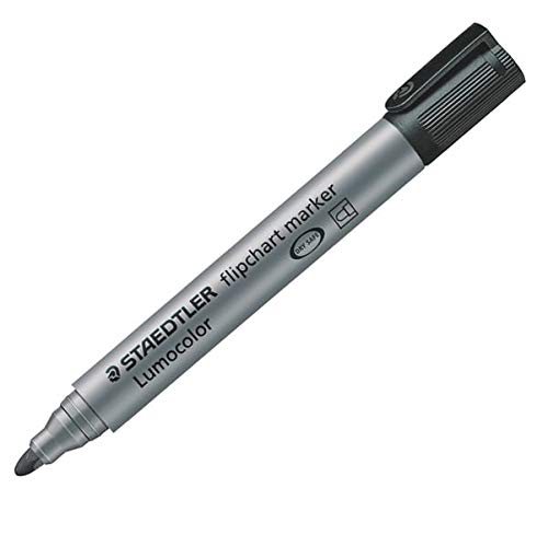 Staedtler Lumocolor Flipchart-Marker, Rundspitze, 2 mm Strichbreite, Schwarz, 10 Stück Staedtler Lumocolor Flipchart-Marker, Rundspitze, 2 mm Strichbreite, Schwarz, 10 Stück von Staedtler