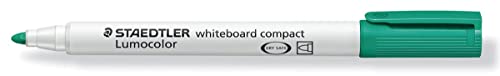Staedtler Lumocolor Marker grün Rundspitze, 1pièce (S) (grün Marker, Rundspitze, grün, weiß, Polypropylen, 2 mm, Deutschland) von STAEDTLER