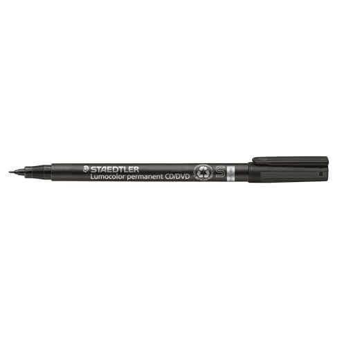 Staedtler Lumocolor permanent Dry Safe 310 CDs-9 CD/DVD Marker Schwarz, 5 Stück Staedtler Lumocolor permanent Dry Safe 310 CDs-9 CD/DVD Marker Schwarz, 5 Stück von STAEDTLER