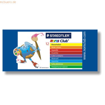 Staedtler Malkasten Noris Club 12 Farben von Staedtler