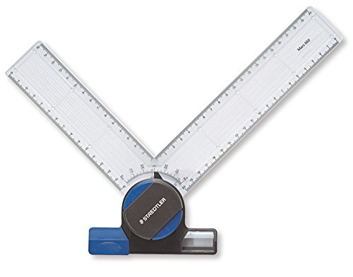 STAEDTLER Mars 660 20 Zeichenkopf für Zeichenplatten, Winkelskalen von 0 bis 90 Grad, perfekte Ergänzung der Zeichenplatten 661 A3 und A4, Einhandbedienung STAEDTLER Mars 660 20 Zeichenkopf für Zeichenplatten, Winkelskalen von 0 bis 90 Grad, perfekte Ergänzung der Zeichenplatten 661 A3 und A4, Einhandbedienung von Staedtler