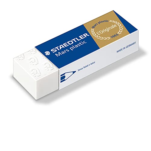Staedtler Mars Plastic 526 50 - Radierer aus Kunststoff, weiß Staedtler Mars Plastic 526 50 - Radierer aus Kunststoff, weiß von Staedtler