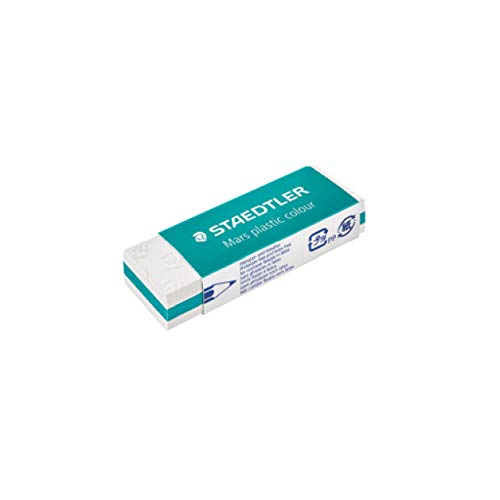 Staedtler Mars Plastic 52650E1-35 Radiergummi, Weiß/Pastell, 1 Stück Staedtler Mars Plastic 52650E1-35 Radiergummi, Weiß/Pastell, 1 Stück von Staedtler