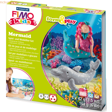 Staedtler Modelliermasse Fimo Kids Form & Play Mermaid von Staedtler