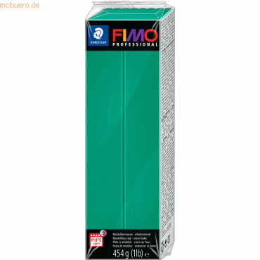 Staedtler Modelliermasse Fimo Professional 454g grün Großblock von Staedtler