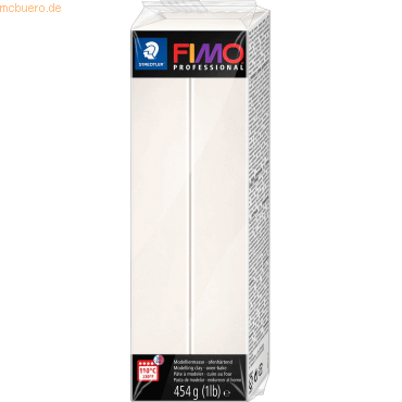 Staedtler Modelliermasse Fimo Professional 454g porzellan Großblock von Staedtler