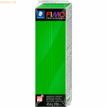 Staedtler Modelliermasse Fimo Professional 454g saftgrün Großblock von Staedtler
