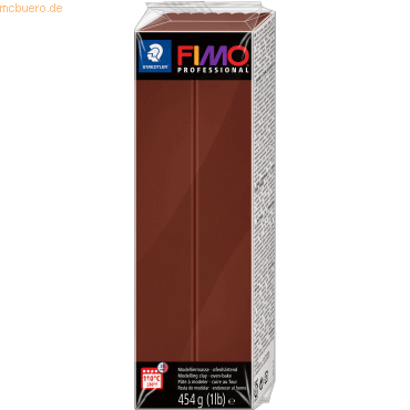 Staedtler Modelliermasse Fimo Professional 454g schokolade Großblock von Staedtler