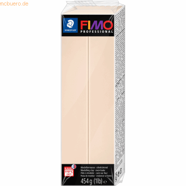 Staedtler Modelliermasse Fimo professional Kunststoff 454g beige Großb von Staedtler