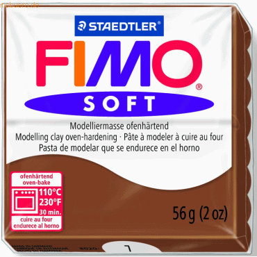 Staedtler Modelliermasse Fimo soft 56g caramel von Staedtler