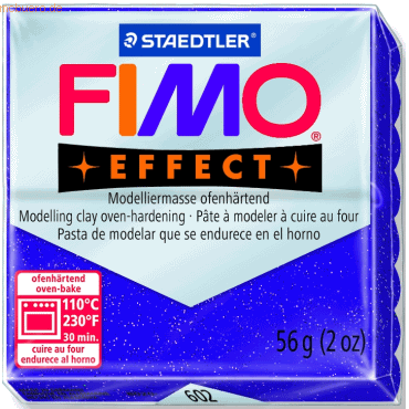 Staedtler Modelliermasse Fimo soft 56g lila glitter von Staedtler