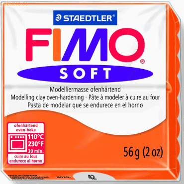 Staedtler Modelliermasse Fimo soft 56g mandarine von Staedtler