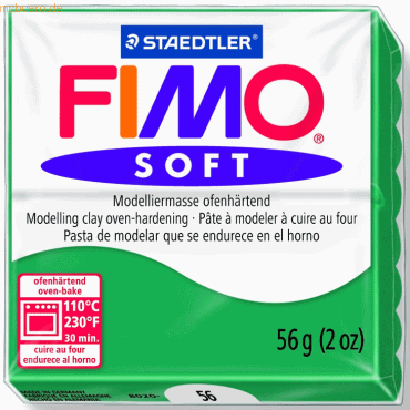 Staedtler Modelliermasse Fimo soft 56g smaragd von Staedtler
