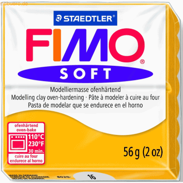 Staedtler Modelliermasse Fimo soft 56g sonnengelb von Staedtler