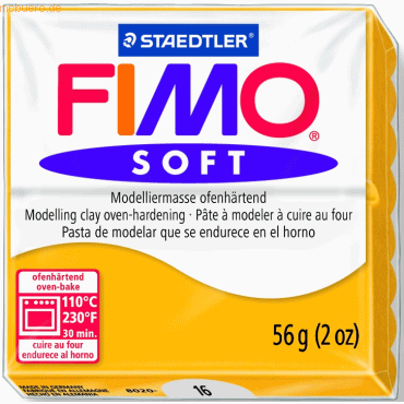 6 x Staedtler Modelliermasse Fimo soft 56g sonnengelb 6 x Staedtler Modelliermasse Fimo soft 56g sonnengelb von Staedtler
