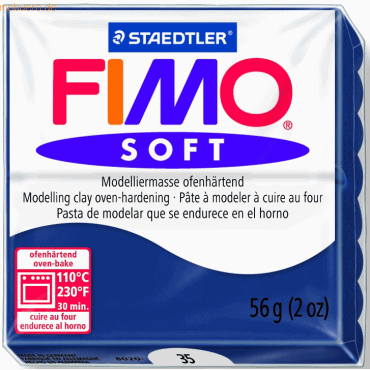 Staedtler Modelliermasse Fimo soft 56g windsorblau von Staedtler