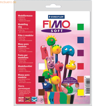 Staedtler Modelliermasse Fimo soft Basispack von Staedtler