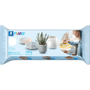 Staedtler Modelliermasse FimoAir 2000g weiß Staedtler Modelliermasse FimoAir 2000g weiß von Staedtler