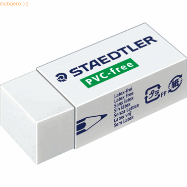 30 x Staedtler Radierer Kunststoff 19x13x43mm weiß 30 x Staedtler Radierer Kunststoff 19x13x43mm weiß von Staedtler