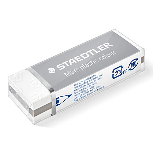 STAEDTLER Radierer Mars plastic colour, geringe Krümelbildung, Phthalat- und latexfrei, 1 Stück, 52650E1-80 STAEDTLER Radierer Mars plastic colour, geringe Krümelbildung, Phthalat- und latexfrei, 1 Stück, 52650E1-80 von Staedtler